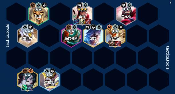 金铲铲之战天将传奇英雄德玛阵容装备搭配