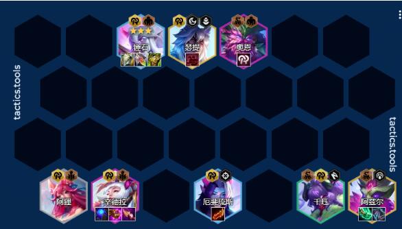 金铲铲之战灵魂莲华辛德拉阵容装备搭配