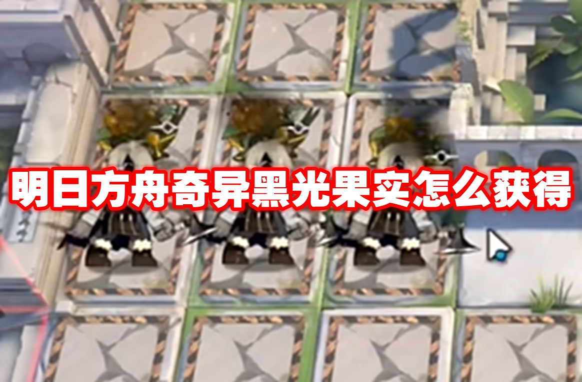 明日方舟奇异黑光果实怎么获得 明日方舟奇异黑光果实获取攻略