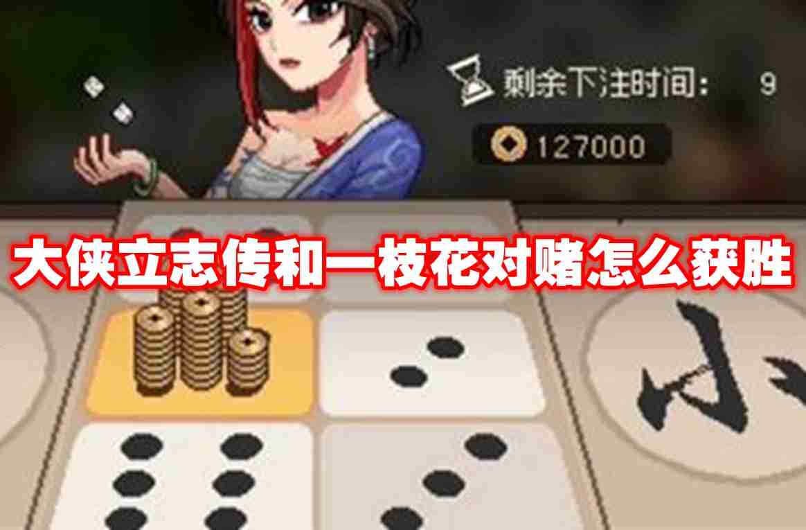 大侠立志传和一枝花对赌怎么获胜 大侠立志传和一枝花对赌攻略