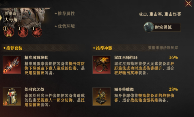 龙息神寂装备套装怎么选 装备套装选择技巧