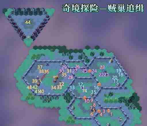 剑与远征贼巢追缉过关路线一览