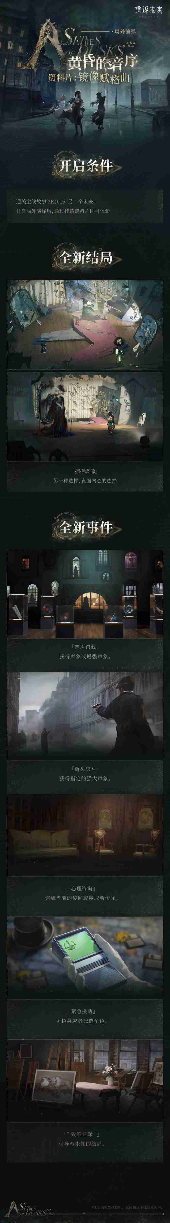 重返未来1999镜像赋格曲怎么玩 黄昏的音序镜像赋格曲活动介绍