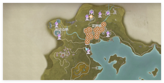 无限暖暖花愿镇雕像在哪