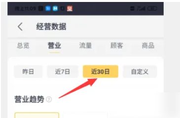 美团优选商家端怎么看昨天的销量 美团外卖商家版app如何查看30天销售额