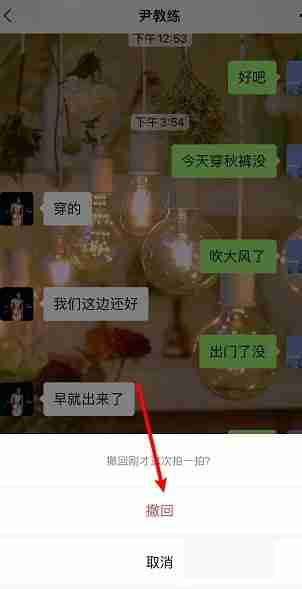 微信拍了拍怎么撤回 微信拍了拍怎么撤回或者关掉