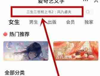 爱奇艺app怎么看小说 爱奇艺app看小说方法