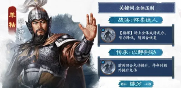 三国志战棋版羊祜怎么配队 羊祜阵容搭配攻略