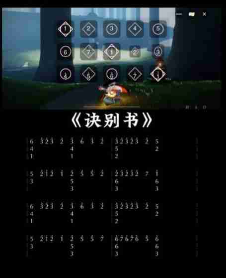 光遇决别书琴谱是什么 决别书琴谱介绍