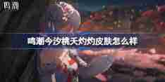 鸣潮今汐桃夭灼灼皮肤怎么样 鸣潮今汐桃夭灼灼皮肤一览