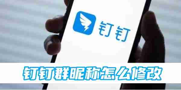 钉钉群昵称怎么修改 钉钉群昵称修改方法