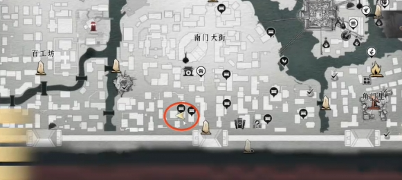 燕云十六声南门大街妙妙喵在哪 南门大街妙妙喵位置介绍