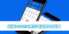 交警12123预约考试怎么交费