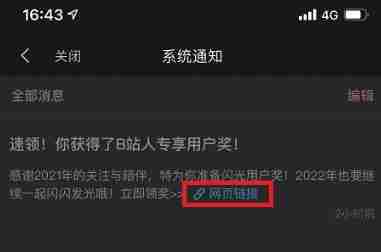 b站闪光会员奖怎么领取 b站闪光会员奖领取方法