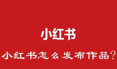 小红书怎么发布作品 小红书发布作品方法教程