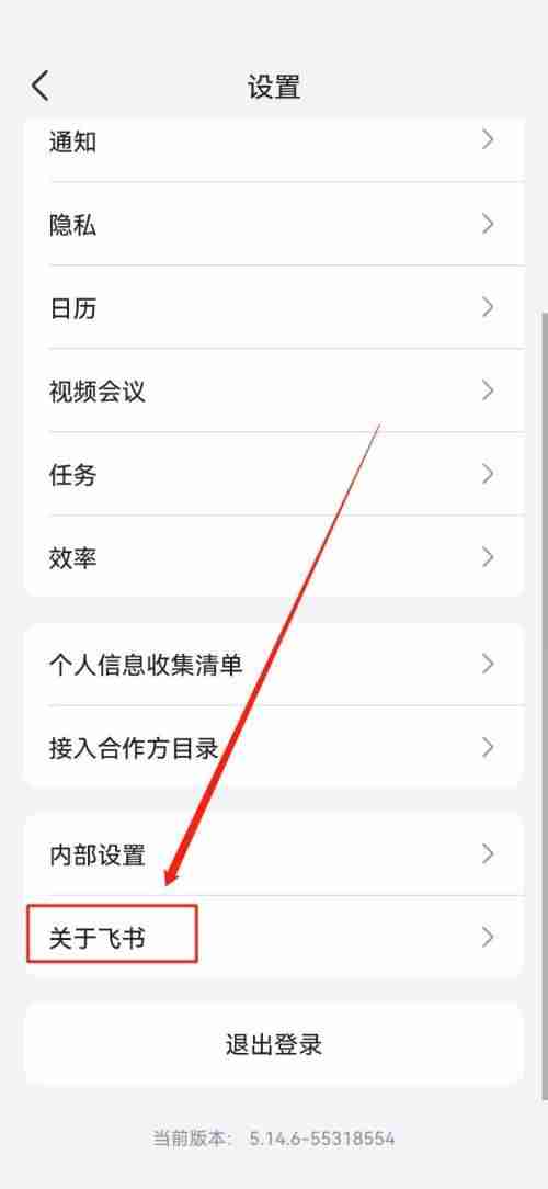 飞书在哪查询应用版本号 飞书查询应用版本号流程介绍