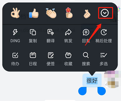 钉钉怎么发文字表情 钉钉发送弹幕表情教程分享