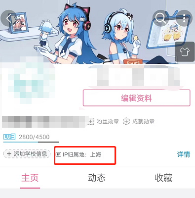 哔哩哔哩怎么查看IP地址 哔哩哔哩查看个人IP地址操作分享