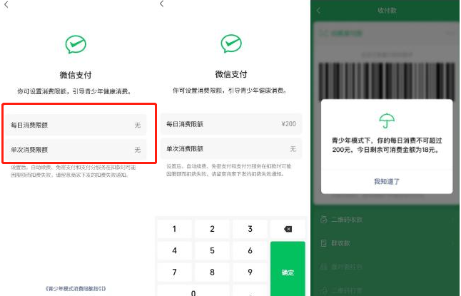微信青少年模式怎么设置限制付款 微信支付给孩子设置支付限额方法分享