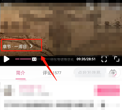 哔哩哔哩怎么选择章节播放 哔哩哔哩分章节播放教程一览