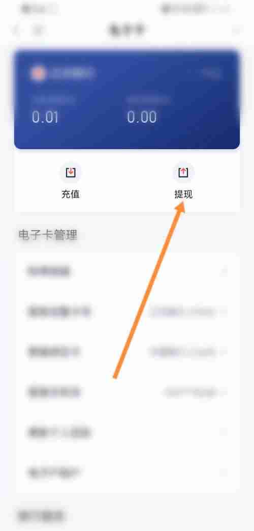 度小满金融电子卡怎么提现 度小满金融电子卡提现流程分享