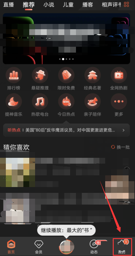 喜马拉雅怎么切换视图 喜马拉雅更换视图步骤一览