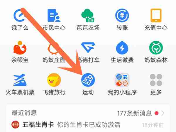 支付宝如何查询运动历史步数 支付宝查询运动历史步数方法分享