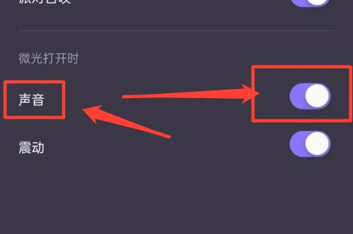 微光打开时声音怎么开启 微光设置开启声音操作分享
