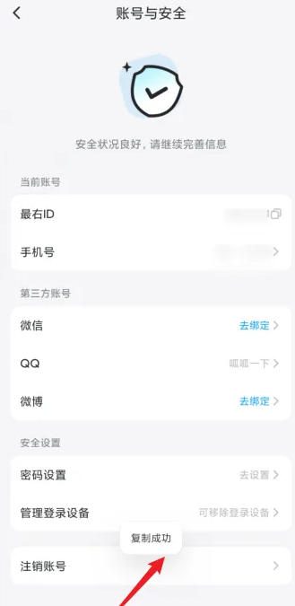 最右app怎么复制ID 最右app复制ID号教程介绍