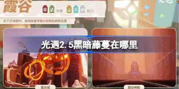 光遇2.5黑暗藤蔓在哪里 光遇2月5日染料位置攻略