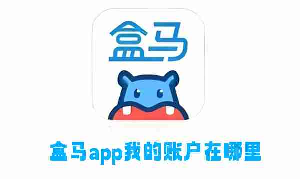 盒马app我的账户在哪里 盒马app我的账户位置介绍