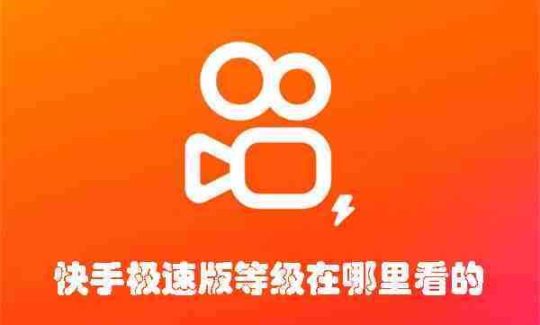快手极速版等级在哪里看的 快手极速版等级查看方法