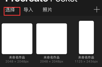 procreate pocket怎么删除作品