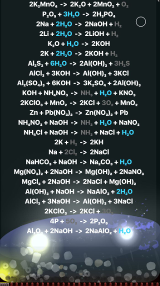 烧杯app有哪些化学反应 beaker烧杯app化学配方内容介绍