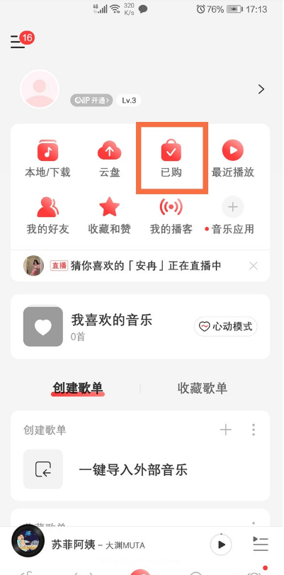 网易云音乐购买单曲怎么查看 网易云音乐查看已购单曲步骤分享