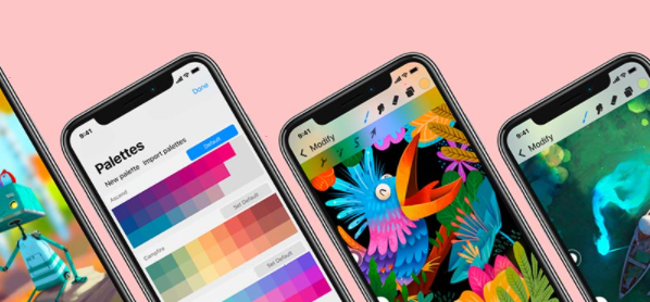 procreate pocket如何调整透明度