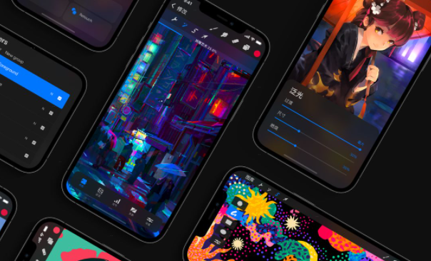 procreate pocket如何填充颜色