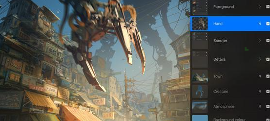 procreate怎么新建组 procreate设置图层组步骤介绍