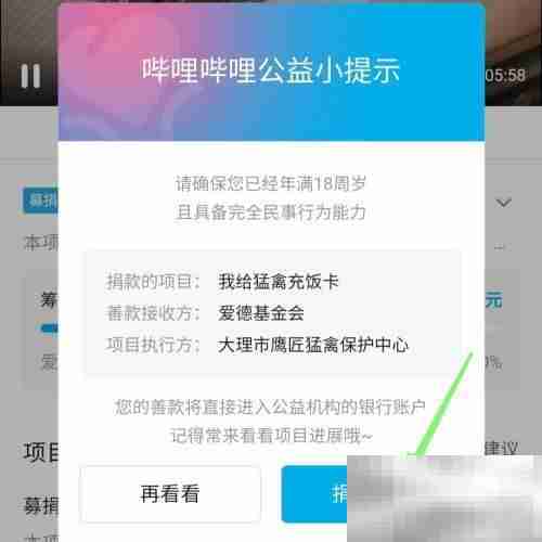 哔哩哔哩公益怎么捐款 哔哩哔哩公益捐款教程