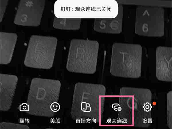 钉钉在哪里关闭连麦功能 钉钉关闭观众连线操作一览