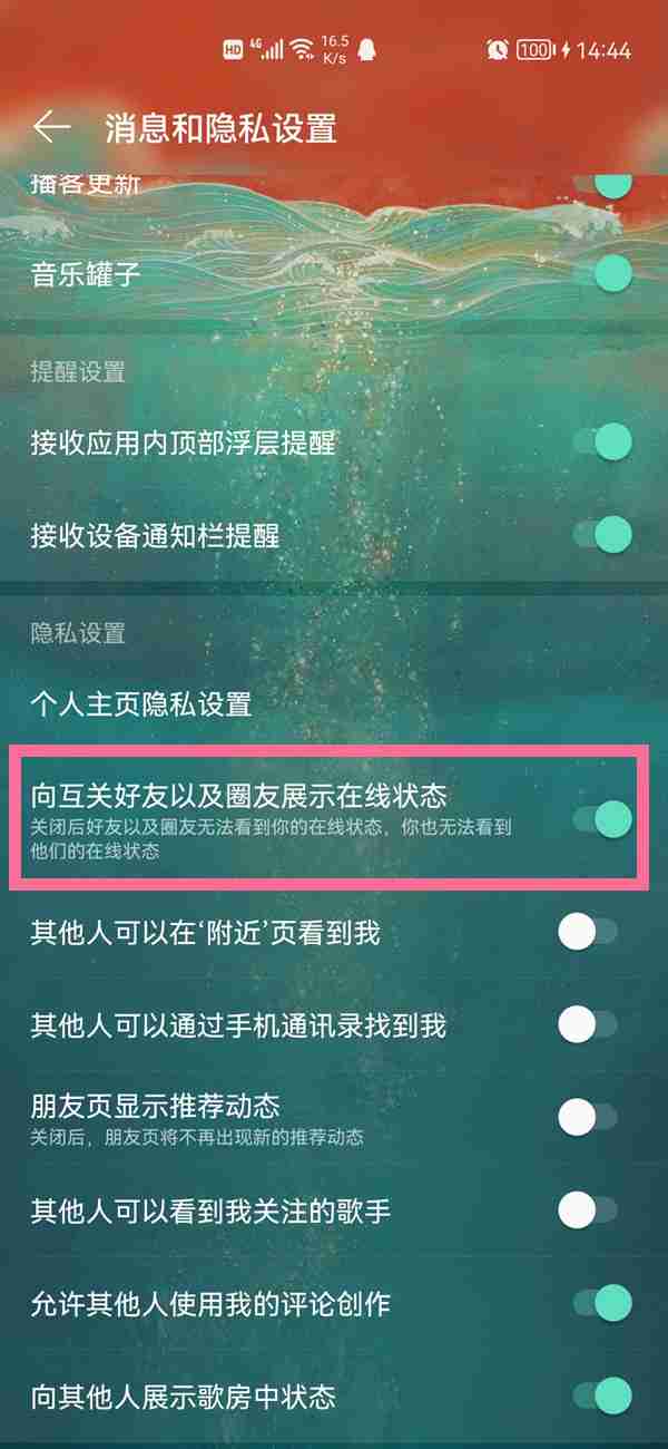 网易云音乐怎么隐身 网易云音乐不展示在线方法一览