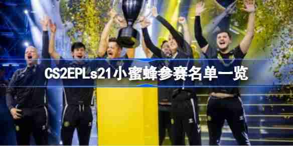 CS2EPLs21小蜜蜂参赛人员有哪些 CS2EPLs21小蜜蜂参赛名单一览