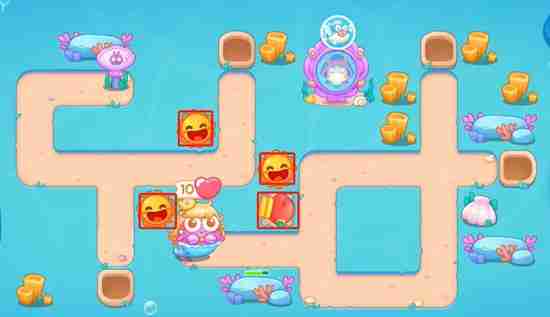 保卫萝卜4海的闺女第104关怎么过 海的闺女第104关无伤金萝卜通关攻略