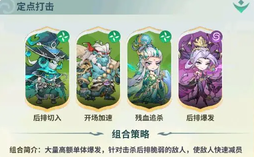 翻滚吧天神后排点杀流怎么玩 后排点杀阵容搭配推荐