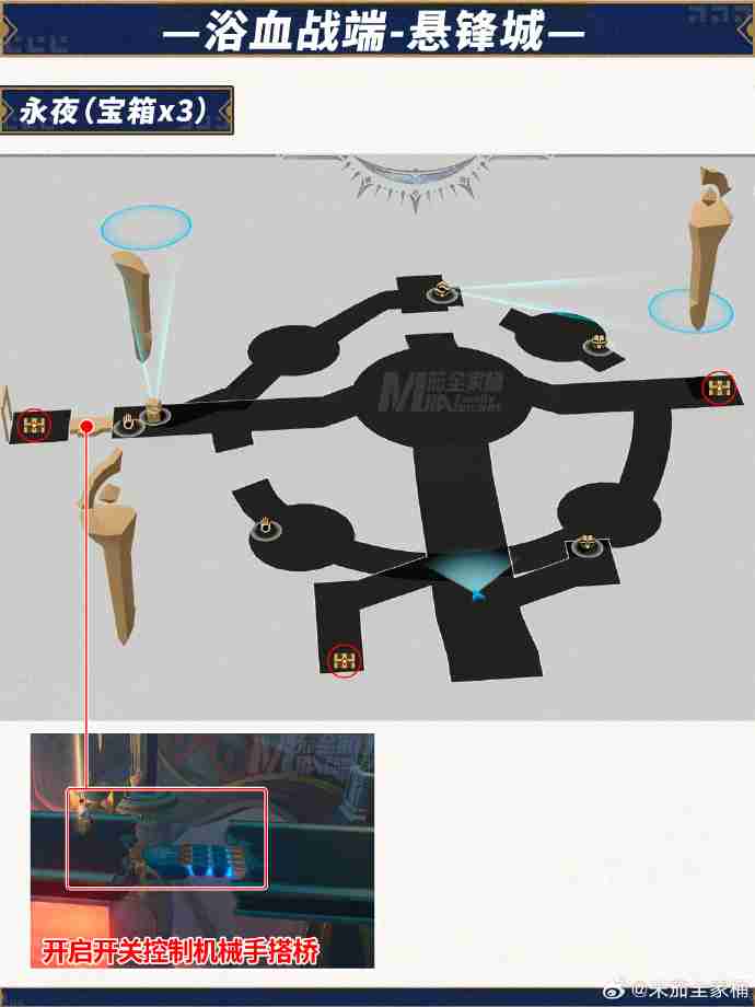 崩坏星穹铁道浴血战端宝箱位置 崩铁浴血战端悬锋城宝箱位置在哪