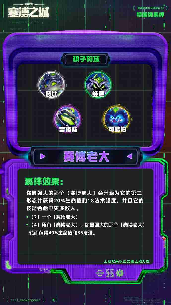 云顶之弈s14特质羁绊介绍 云顶之弈s14特质羁绊一览