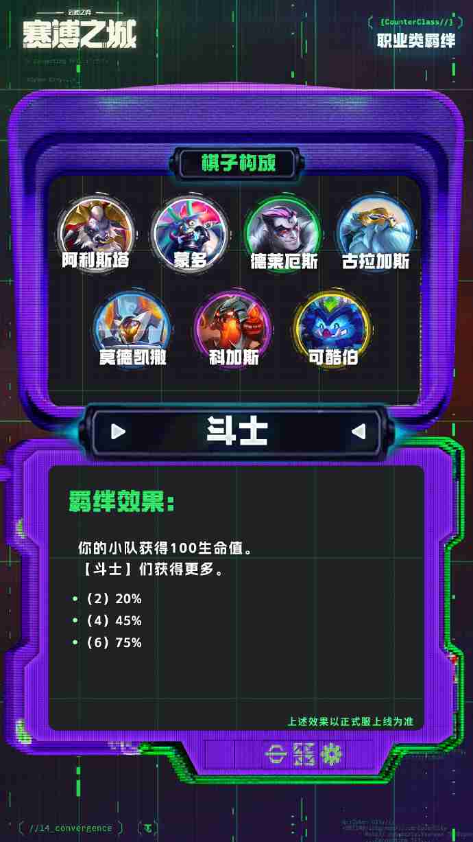 云顶之弈s14职业羁绊介绍 云顶之弈s14职业羁绊一览