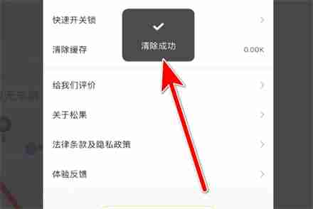 松果出行app在哪清除缓存 松果出行app清除缓存位置