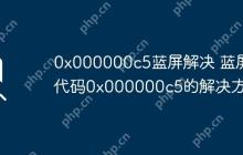 0x000000c5蓝屏解决 蓝屏代码0x000000c5的解决方法