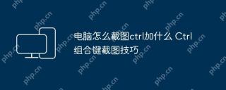 电脑怎么截图ctrl加什么 Ctrl组合键截图技巧